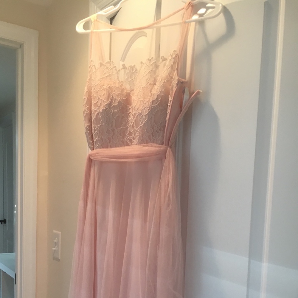Blush Bill Levkoff dress
